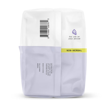 The Honey Pot Company - Pads for Women - Non-Herbal Overnight Pads w/Wings - Organic Cotton Cover, & Ultra-Absorbent Pulp Core - Sanitary Pads for Women - Feminine Care - FSA & HSA Eligible - 12 ct