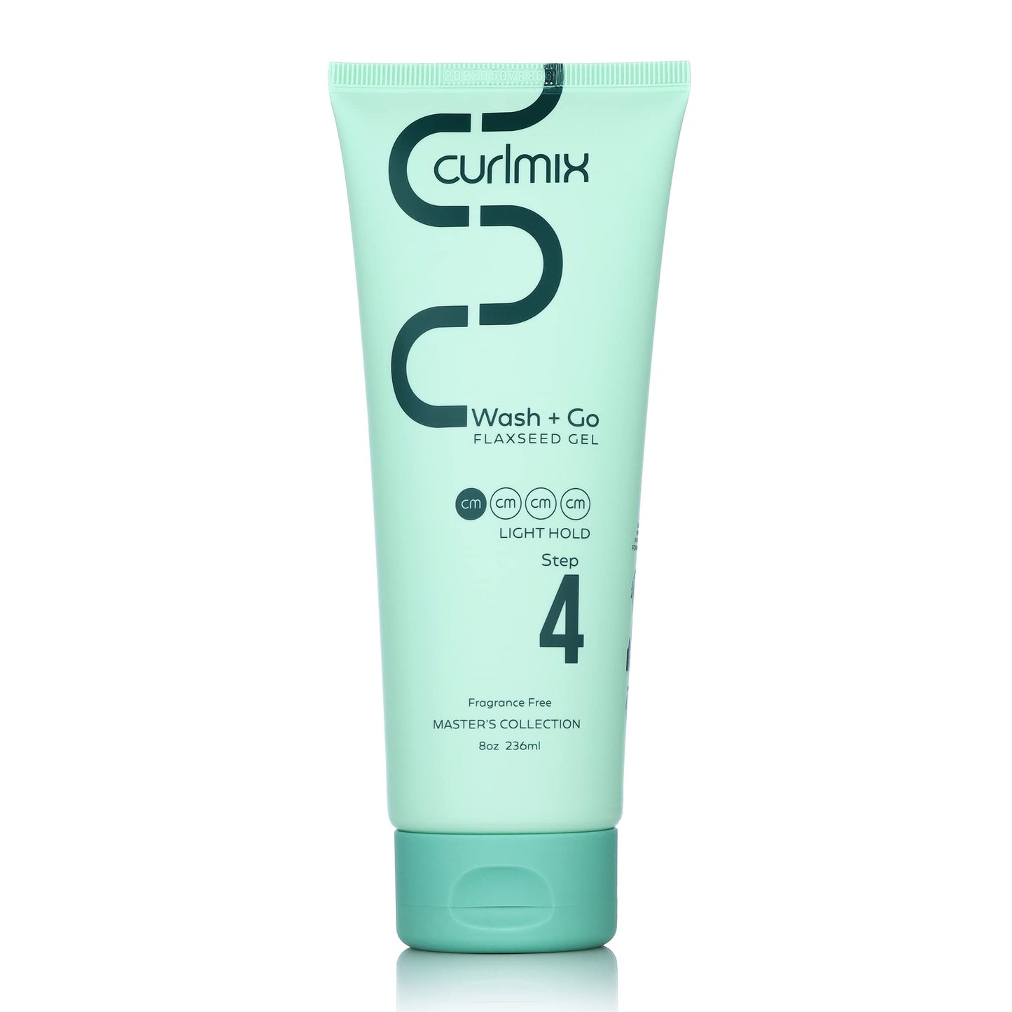 CurlMix Light Hold Flaxseed Gel for Curly Hair - Defines & Elongates Curls without Dryness or Flaking - Fragrance Free
