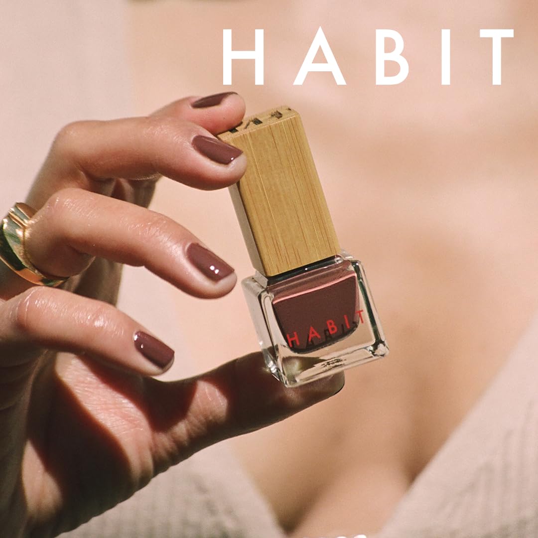 Habit Cosmetics | Vegan, Toxin-Free & Sustainably Packaged Nail Polish - Brown - .3oz (Brownie points)