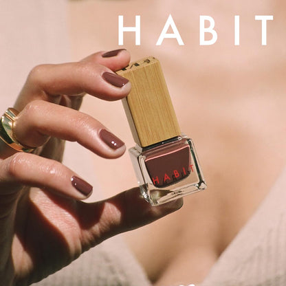 Habit Cosmetics | Vegan, Toxin-Free & Sustainably Packaged Nail Polish - Brown - .3oz (Brownie points)
