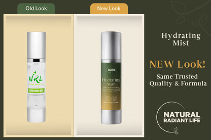 Natural Radiant Life Hydrating Facial Mist with Bamboo Water & Orange Essential Oil - Tones, Firms, Soothes, and Refreshes - 1.7 Fl Oz