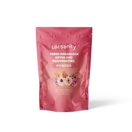 Locsanity Dreadlock Natural Hair Deep Clean Detox and Rejuvenate Dreadlock Powder - ACV Alternative