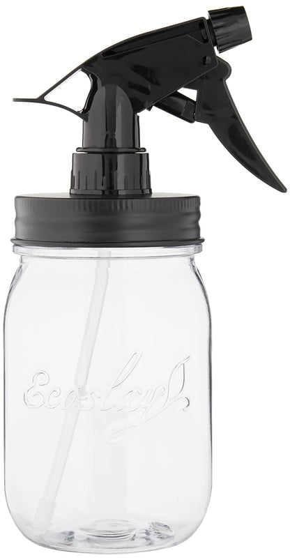 Ecoslay Wide Mouth Jar and Lid (Mason Jar with Sprayer)