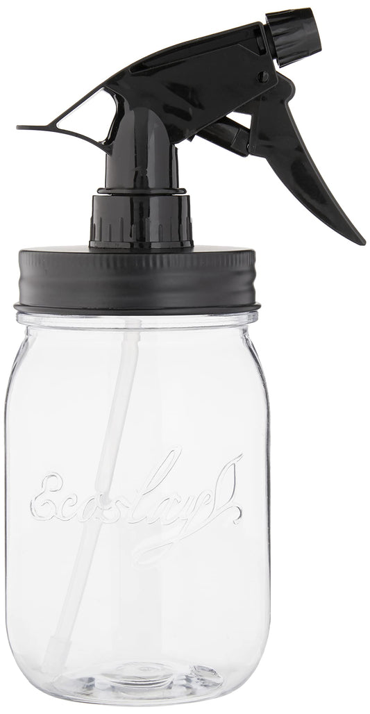 Ecoslay Wide Mouth Jar and Lid (Mason Jar with Sprayer)