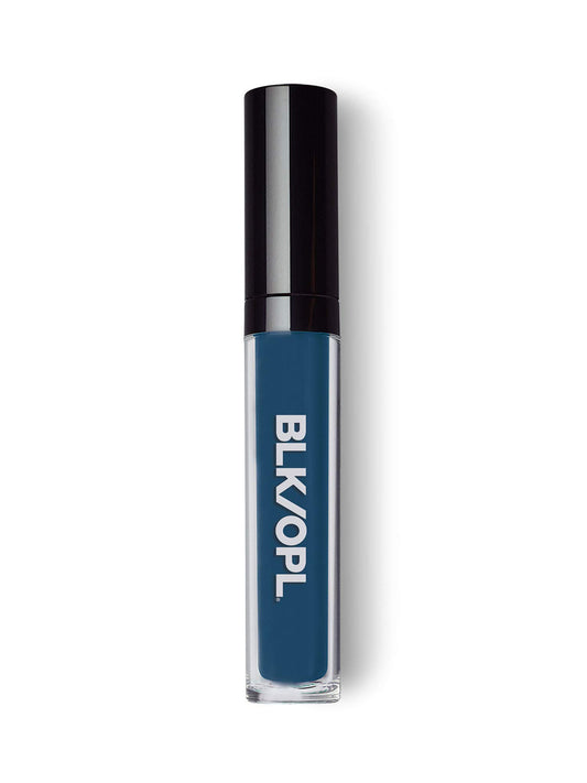 BLK/OPL COLORSPLURGE Liquid Matte Lipstick, Indigo — long-lasting, enriched with Vitamins C & E, paraben-free, cruelty-free