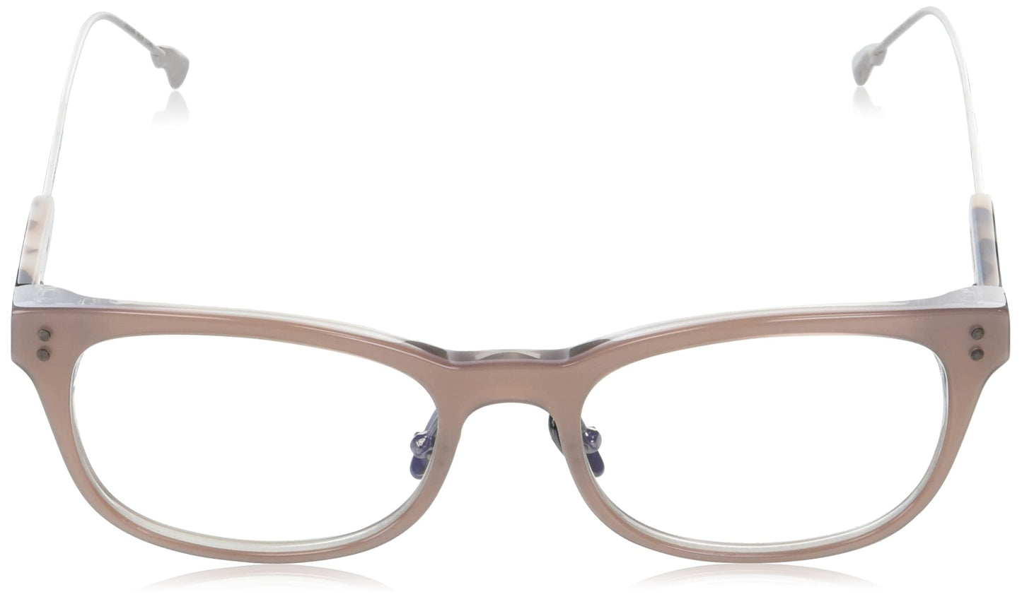 Coco and Breezy Immortal Square Prescription Eyewear Frames, 101/Rose/Marble, 51mm, 20mm, 145mm