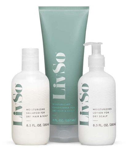 LivSo Moisturizing Scalp Shampoo - Moisturizes Hair & Scalp - Naturally Derived - Fresh Feel Product - A Little Bit of LivSo Goes a Long Way