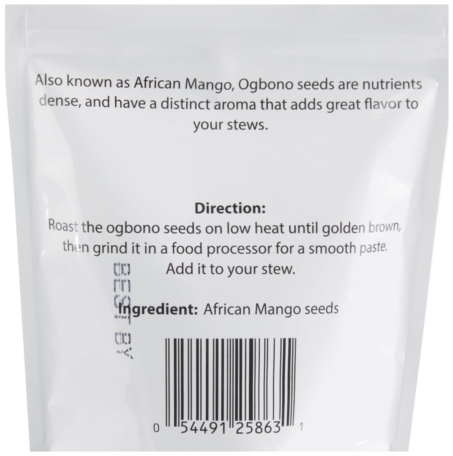 KOPABANA Whole Ogbono seeds | wild mango | African mango| bush mango| dika | mbukpap uyo 4oz