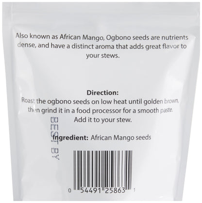 KOPABANA Whole Ogbono seeds | wild mango | African mango| bush mango| dika | mbukpap uyo 4oz