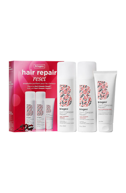 Don't Despair, Repair! Hair Repair Reset Minis Kit, Repairs Dry, Damaged or Color Treated Hair, Vegan, Phalate & Paraben-Free, Travel Kit