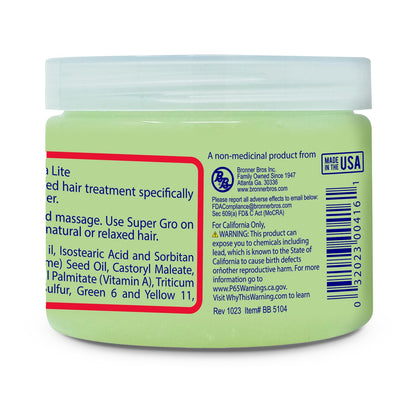 Bronner Brothers Super Gro Extra Lite Double Strength, 6 oz