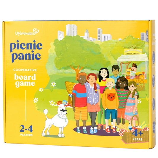 Upbounders: Picnic Panic Board Game for Kids 4-6, Super Easy to Learn Cooperative Game About a Fun Cookout for Preschool Boys Girls (Eco-Friendly)