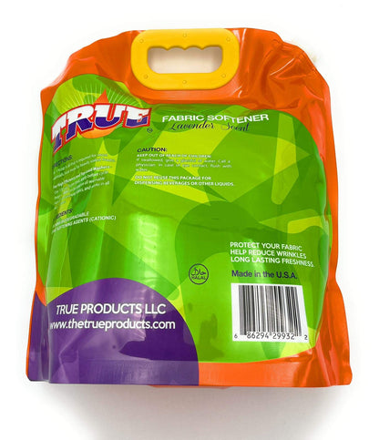 True Detergent Plant Based Fabric Softener - 101 Total Loads - Fabric Softener for Sensitive Skin - Made from Cotton Seeds - Concentrated Formula - Made in USA & Halal - Lavender Scent, 101 Fl oz