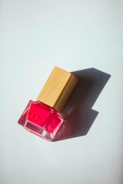 Habit Cosmetics | Vegan, Toxin-Free & Sustainably Packaged Nail Polish - Pink - 0.3oz (Forbidden Fruit)
