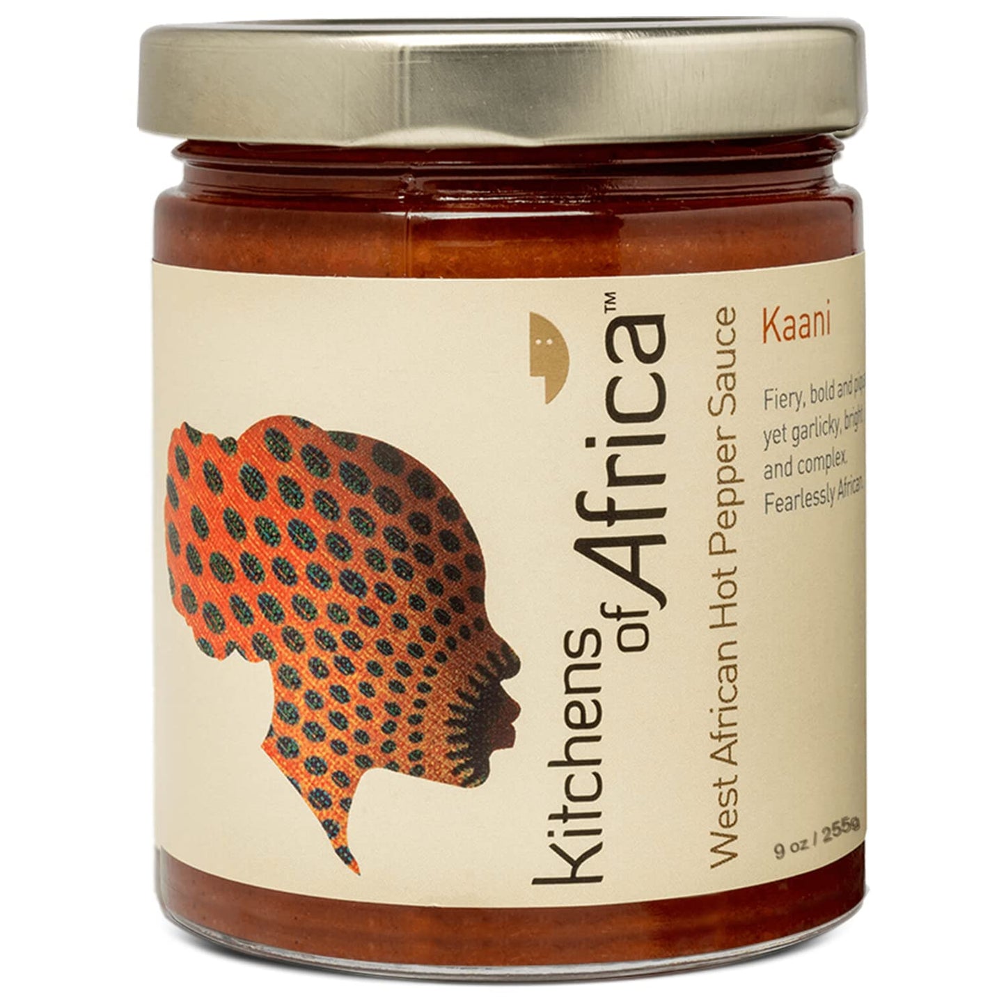 Kitchens of Africa Kaani West African Artisan Hot Sauce w/Habanero Pepper, Fresh Ginger, and Garlic. Fiery, Bold, and Piquant, Yet Bright and Complex (9 oz.)