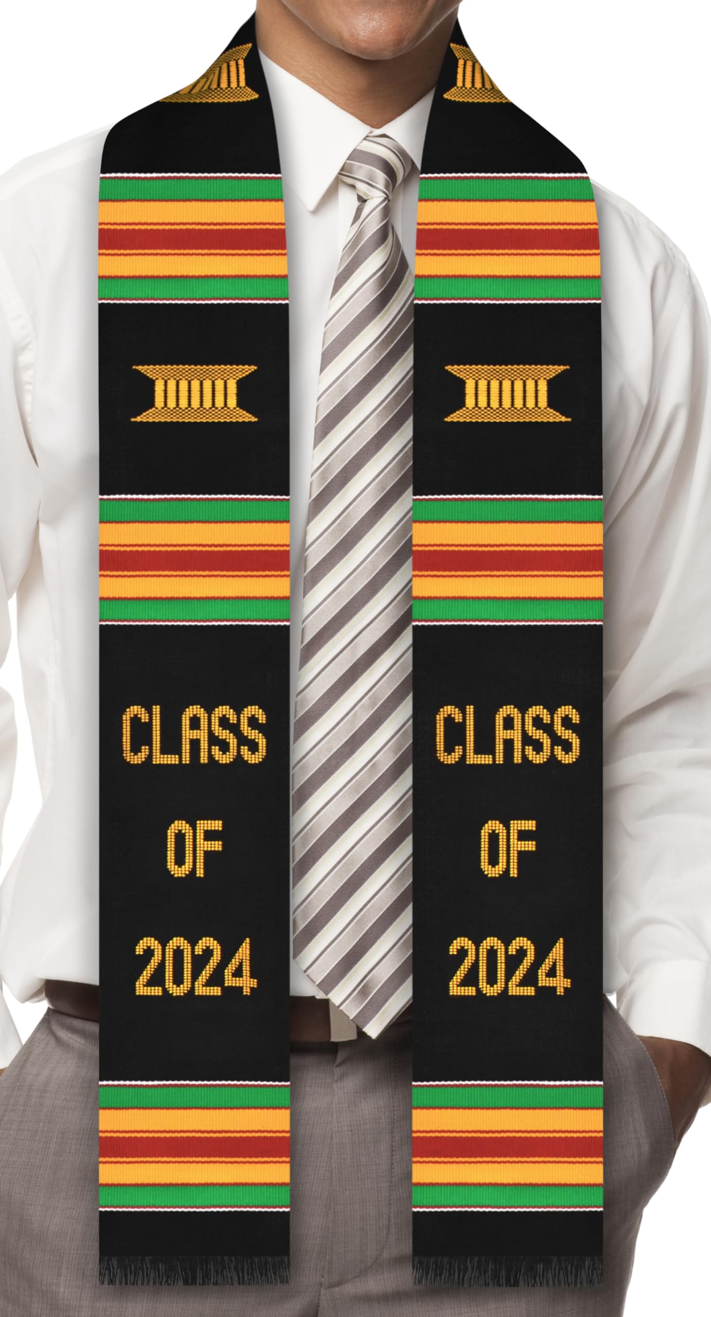 ADVANSYNC Class of 2024 Graduation Kente Stole (Class of 2024)