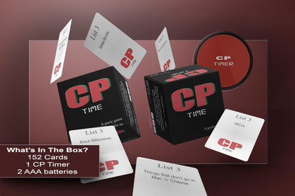 Cp Time Game: A Party Game for US - Card Game for The Culture. Beat The Unpredictable Timer!, Black Trivia Style Game, Multiple Categories: Pop Culture, Music, General Knowledge, & More!