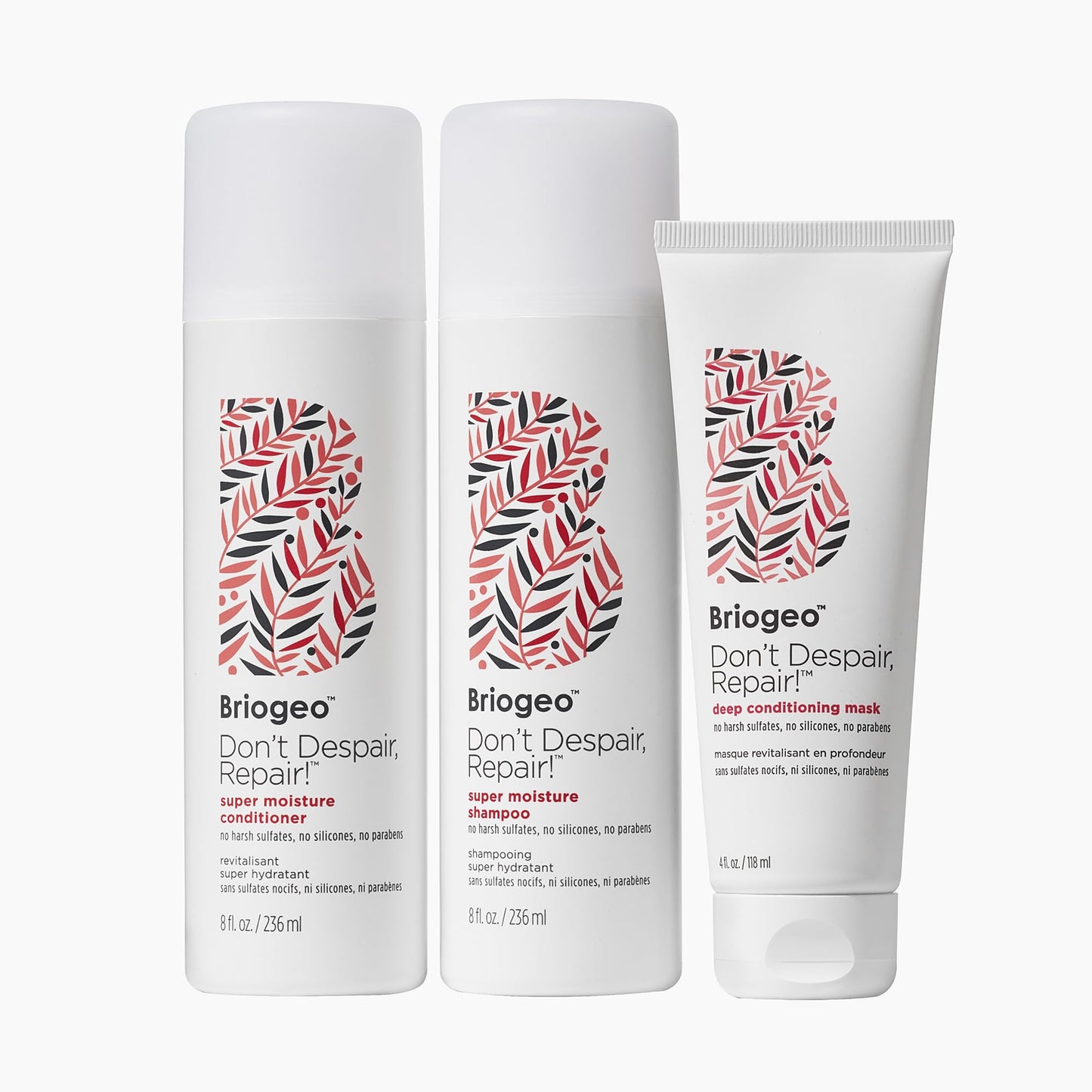 Don't Despair, Repair! Hair Repair Reset Minis Kit, Repairs Dry, Damaged or Color Treated Hair, Vegan, Phalate & Paraben-Free, Travel Kit