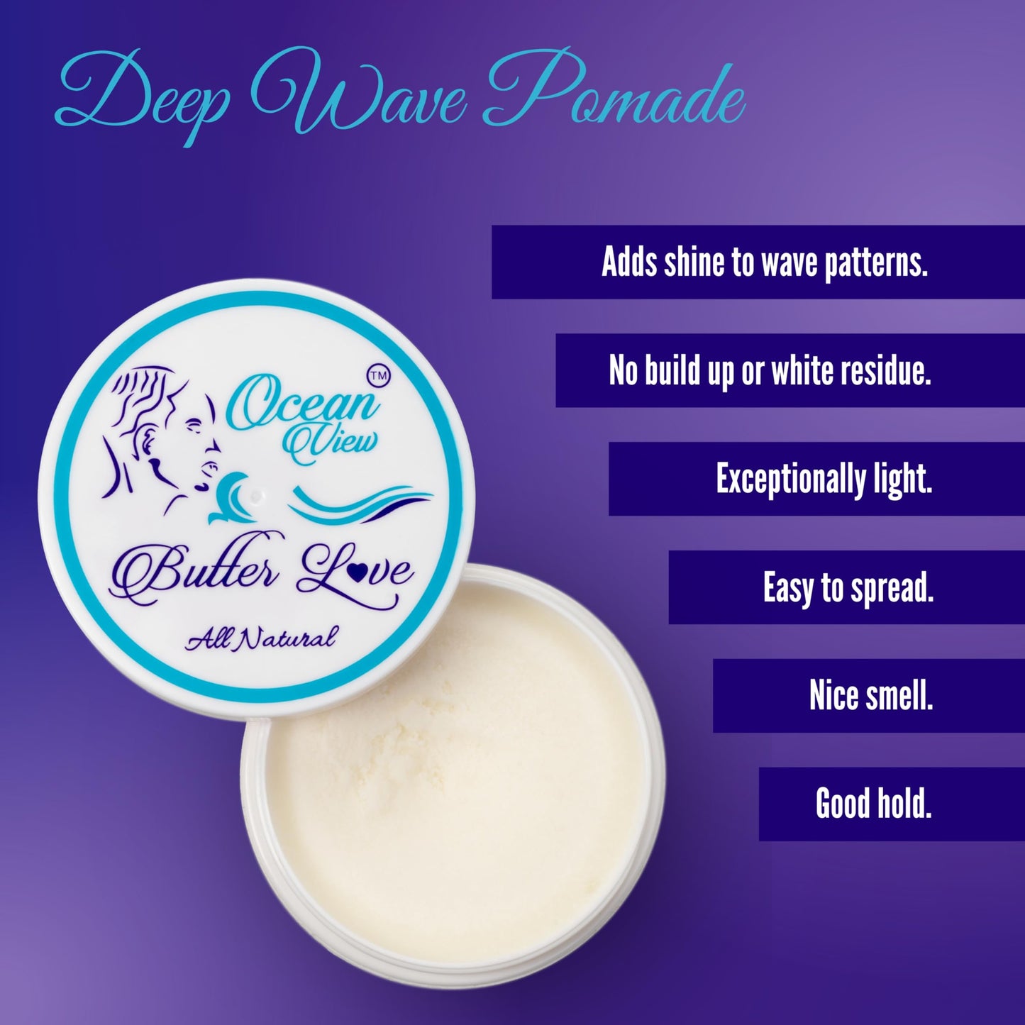 OCEAN VIEW DEEP WAVES POMADE 360 Waves Bundle