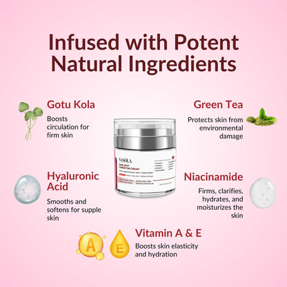 Nasola Dark Spot Corrector Cream Remover for Face, Body - Natural Skincare for Underarms, Elbows & Privates- the Ultimate Solution for Bright, Beautiful Skin infused Kojic Acid & Mulberry 1.85 Fl Oz