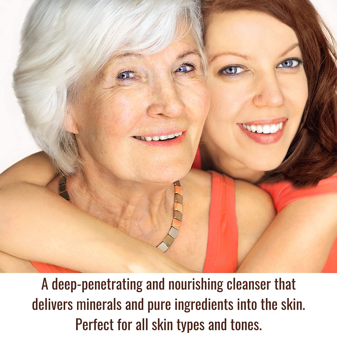 Natural Radiant Life Facial Cleanser - Organic, Vegan Face Wash, Hydrating, Moisturizing, Gentle, Nutrient - Rich, Deep-Pore Cleanser - 1.7 Oz (Packaging May Vary)