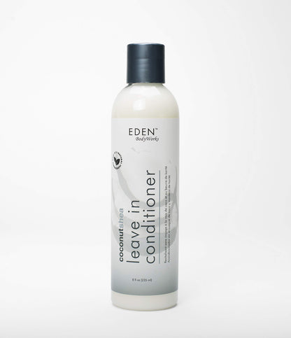 EDEN BodyWorks Coconut Shea Leave-In Conditioner | 8 oz | Moisturize, Define Curls, Add Shine - Packaging May Vary