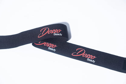 Dosso Beauty Elastic Edge Band, Laying Edges For Braids & Wigs, Velcro Strap, One Size-Fits-All, Versatile Use, Ultra-Fine Polyester Material And Elastic Latex, No Slip