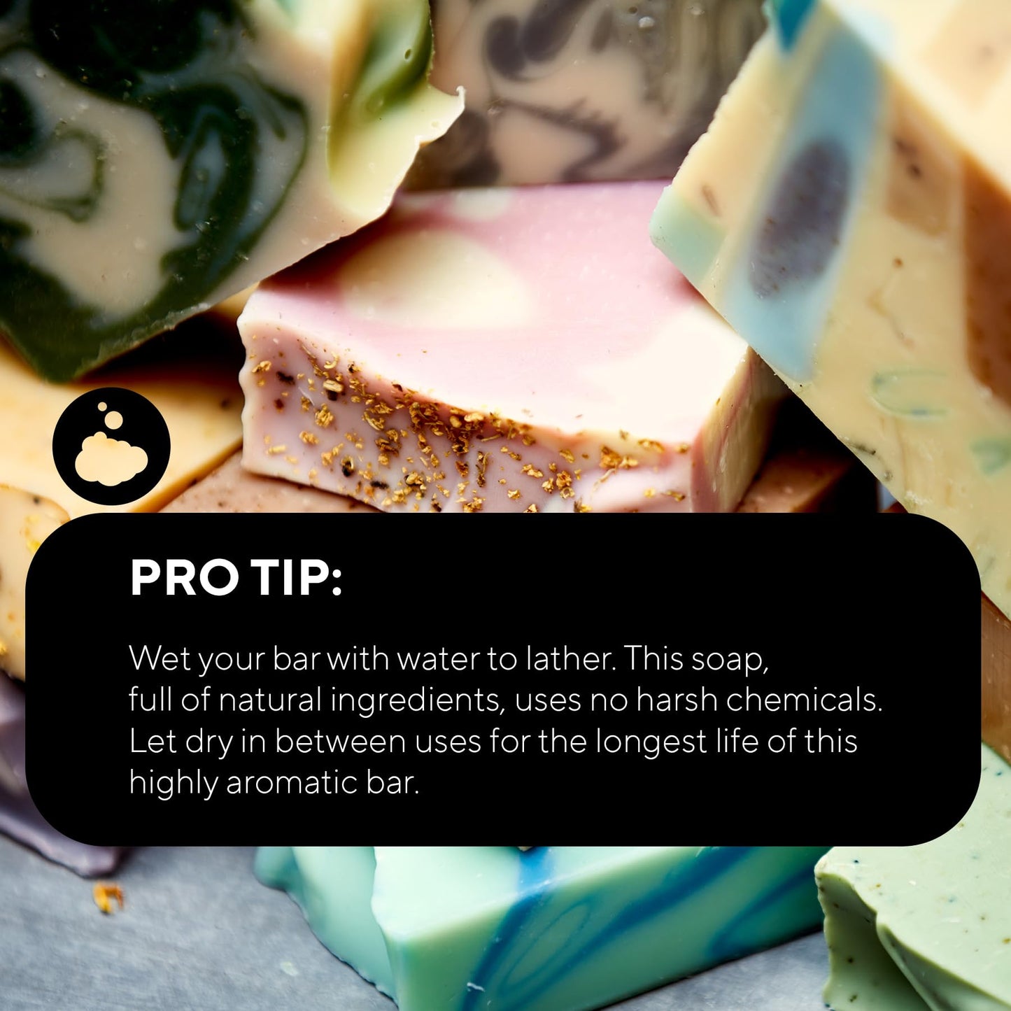 Soap Distillery Five Soap Bar Fresh Fragrance Variety Pack - Lavender, Agave, Limoncello (Lemon and Bergamot), Lemongrass Lime, Matcha Latte - Clean Fragrance