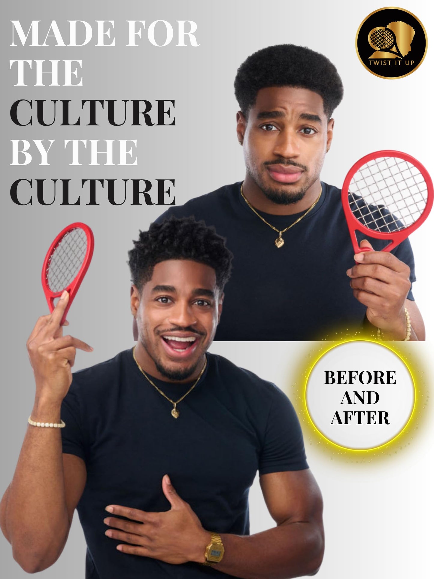 Twist It Up New Hair Gel Wax - Dreadlocks, Braids, Edges, Natural Curls, Natural Twist, Wave Pomade