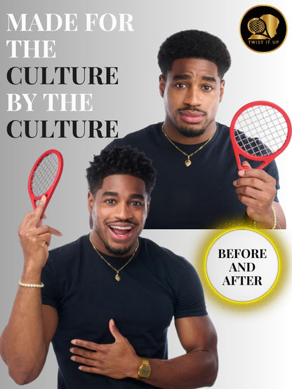 Twist It Up New Hair Gel Wax - Dreadlocks, Braids, Edges, Natural Curls, Natural Twist, Wave Pomade