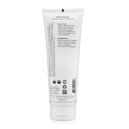 FRAGFRE Styling Gel Fragrance Free 8 oz Medium Hold - Hair Styling Gel for Sensitive Skin - Hypoallergenic Parabens Free - Gluten Free Vegan Cruelty Free - for Men Women and Children