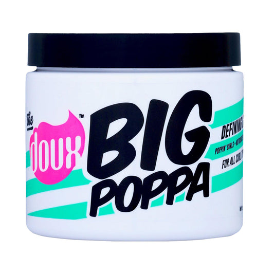 The Doux Big Poppa Defining Gel, Curling Gel to Fight Frizz and Humidity, Curl-Defining Hair Products, Suitable for All Curl Types