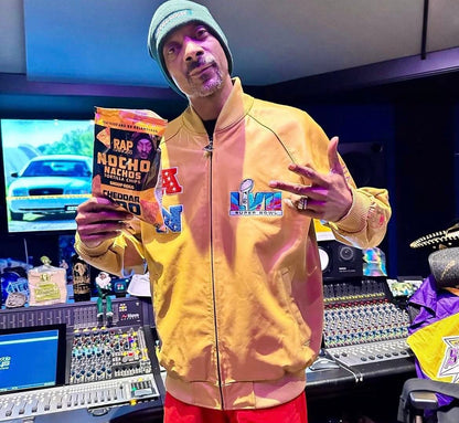 Rap Snacks Snoop Dogg Cheddar BBQ Nocho Nachos Tortilla Chips 2.5 Oz Bags - Pack of 6