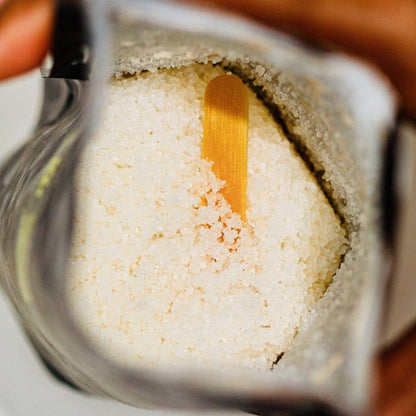 Butter By Keba Powder Luxury Bath Salt Soak and Scrub Ginger, Lemongrass, Lavender, Eucalyptus essential oils