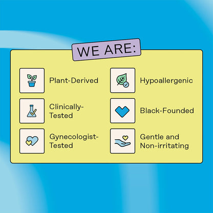 The Honey Pot Company - Pads for Women - Non-Herbal Overnight Pads w/Wings - Organic Cotton Cover, & Ultra-Absorbent Pulp Core - Sanitary Pads for Women - Feminine Care - FSA & HSA Eligible - 12 ct