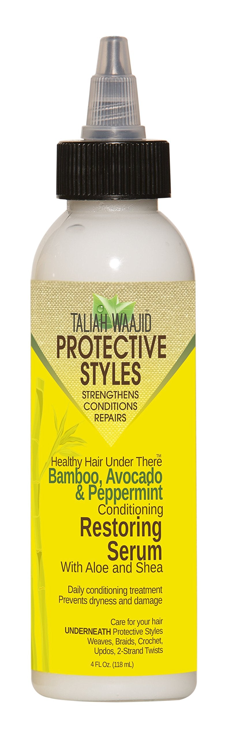 Taliah Waajid Protective Styles Healthy Hair Serum with Avocado and Peppermint, 4 Fl Oz, 1 Piece