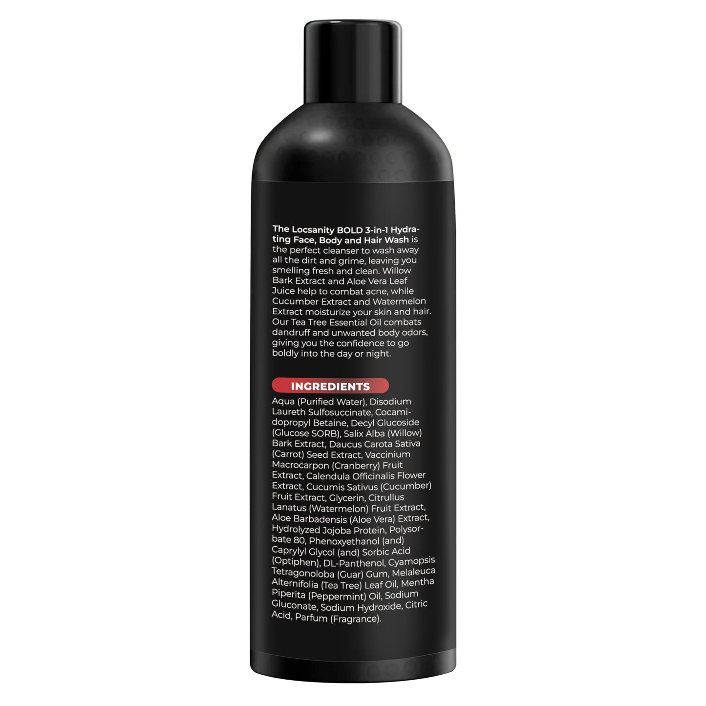 Locsanity BOLD 3-in-1 Men’s Hydrating Face, Body, and Hair Wash