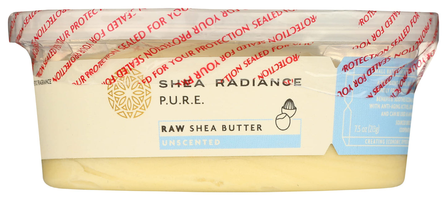 Shea Radiance, Body Butter Unscented, 7.5 Ounce