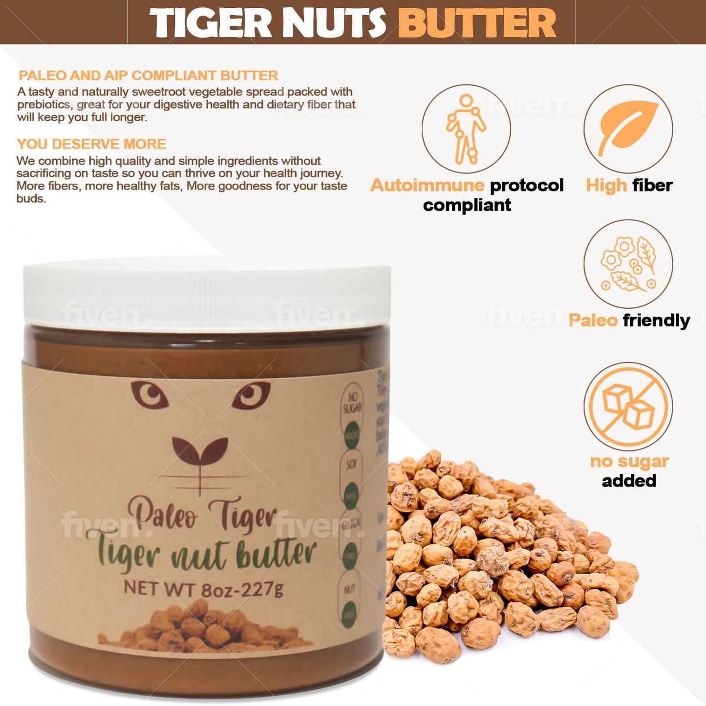 KOPABANA Tiger Nuts Oil |Cold Press Chufa Oil | Yellow nutsedge Oil | Cyperus esculentus Oil 4oz