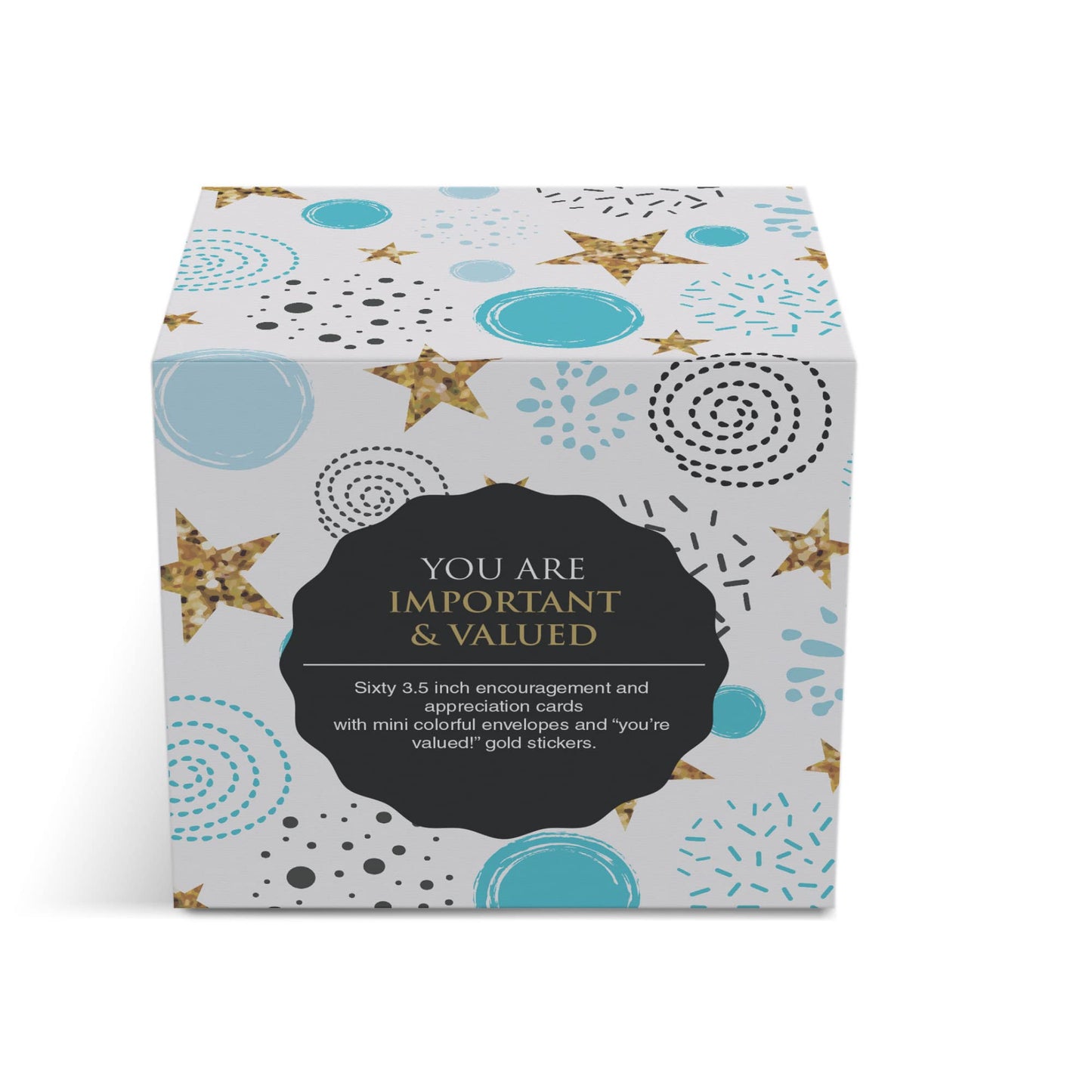 Dessie 60 You Are Important Encouragement Motivational Quote Cards. Inspirational Positive Affirmations. Post-It Note Size Cards with Envelopes and Sealing Stickers. Appreciation Cards. Thoughtful