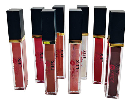 2Chique Lux Vegan Moisturizing Lip Gloss Cruelty Free High Shimmer Lip Gloss (#17 Nude Pink)