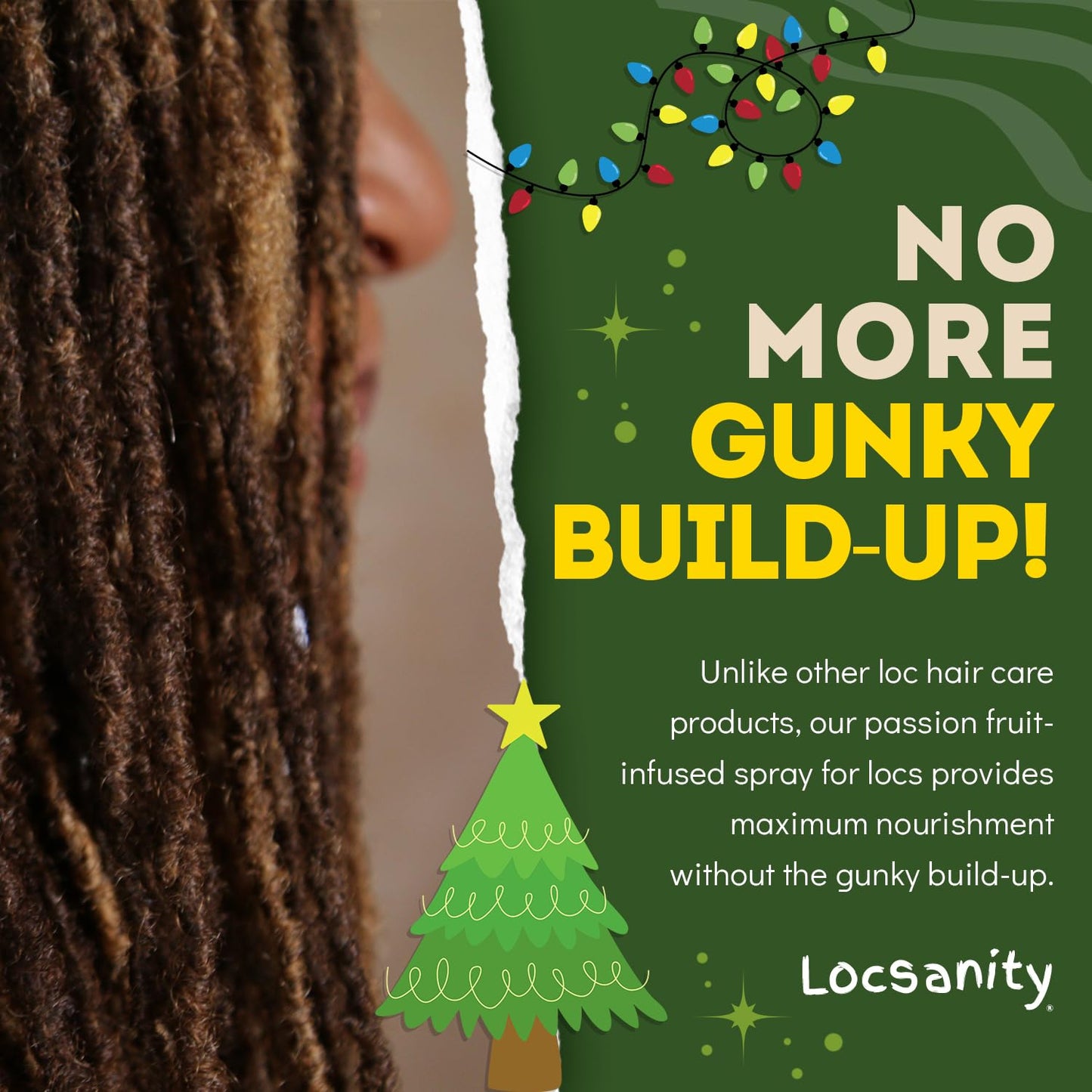 Locsanity Daily Moisturizing Spray for Dull, Dry Locs – Trial Size Passion Fruit Hair and Scalp Moisturizer for Dreadlocks, Sisterlocks, Microlocks, Braids to Control Oil and Frizz (4 fl oz)