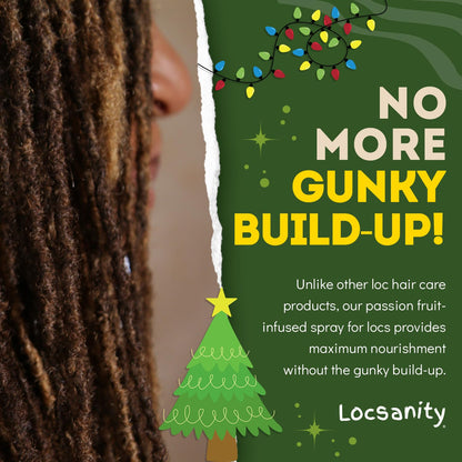 Locsanity Daily Moisturizing Spray for Dull, Dry Locs – Jumbo Size Passion Fruit Hair and Scalp Moisturizer for Dreadlocks, Sisterlocks, Microlocks, Braids to Control Oil and Frizz (32 fl oz)