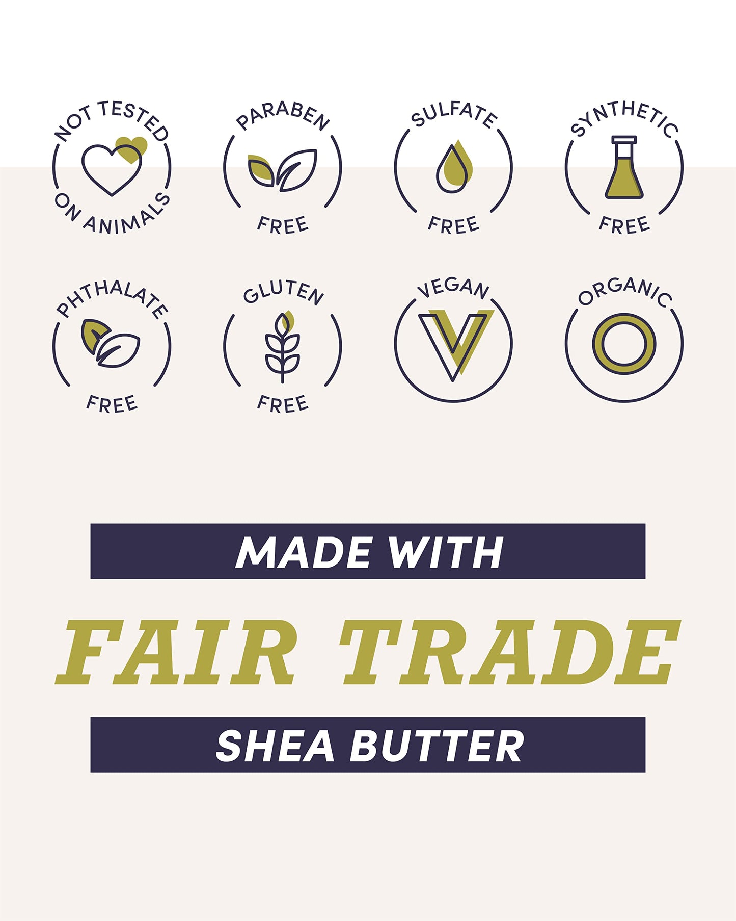 Eu'Genia Dermatological Formula Shea Butter (Fragrance-Free, 2oz), 100% Pure Unrefined Ghanaian Shea, Premium Face & Body Moisturizer for All Skin & Hair Types