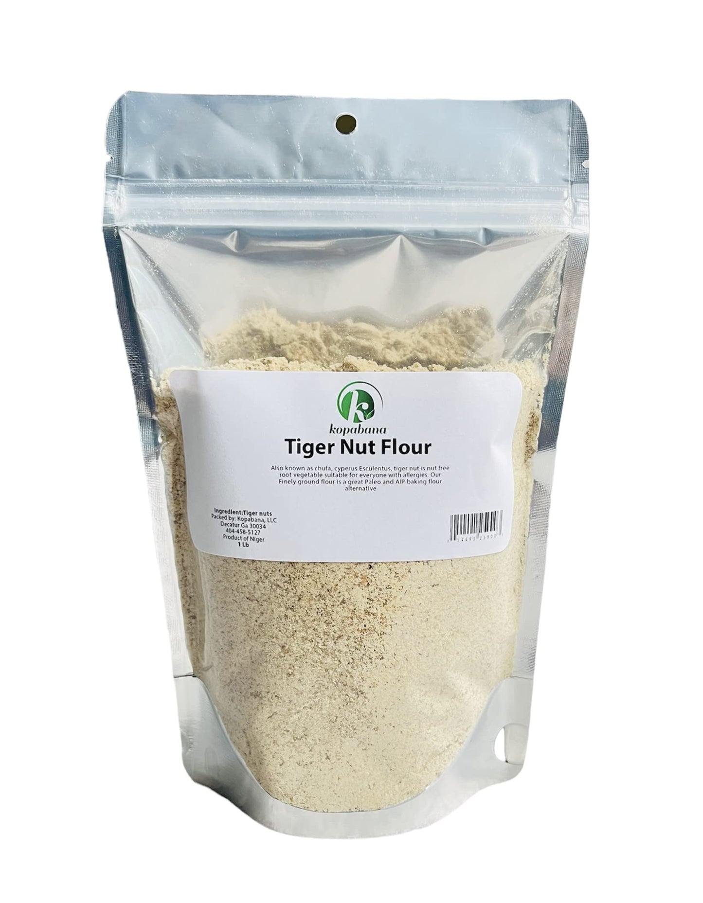 KOPABANA Tiger nuts Flour | chufa Flour | yellow nutsedge Flour | Gluten Free and Grain-Free Flour For Baking, Paleo & Non-GMO 1lb