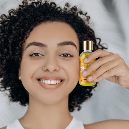 KIYAMEL | Glow Baby Glow Eczema Relief Oil - High-Performing Moisturizer for Babies with Mild to Severe Eczema, Scars, & Dark Patches left due to Eczema, Mosquito bites & Problematic Skin Conditions