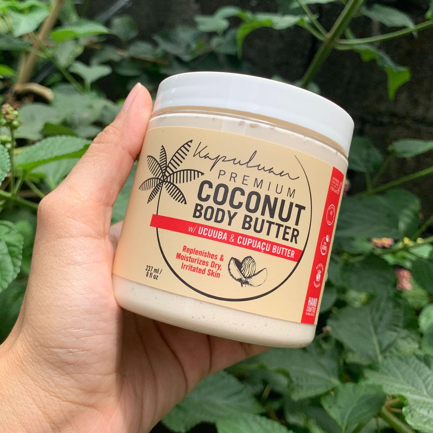 Kapuluan Coconut Body Butter for Women Dry Skin, Body Butter with All Natural Coconut Oil, Ucuuba Butter & Cupuaçu Butter,Body Cream Whipped Body Butter for Women.