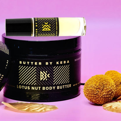 Butter By Keba Lotus Nut Large Luxury Body Care Bundle Exotic Jasmine Coconut and Sweet Orange