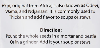KOPABANA Organic Akpi Seeds | Djansang Spice | 2oz