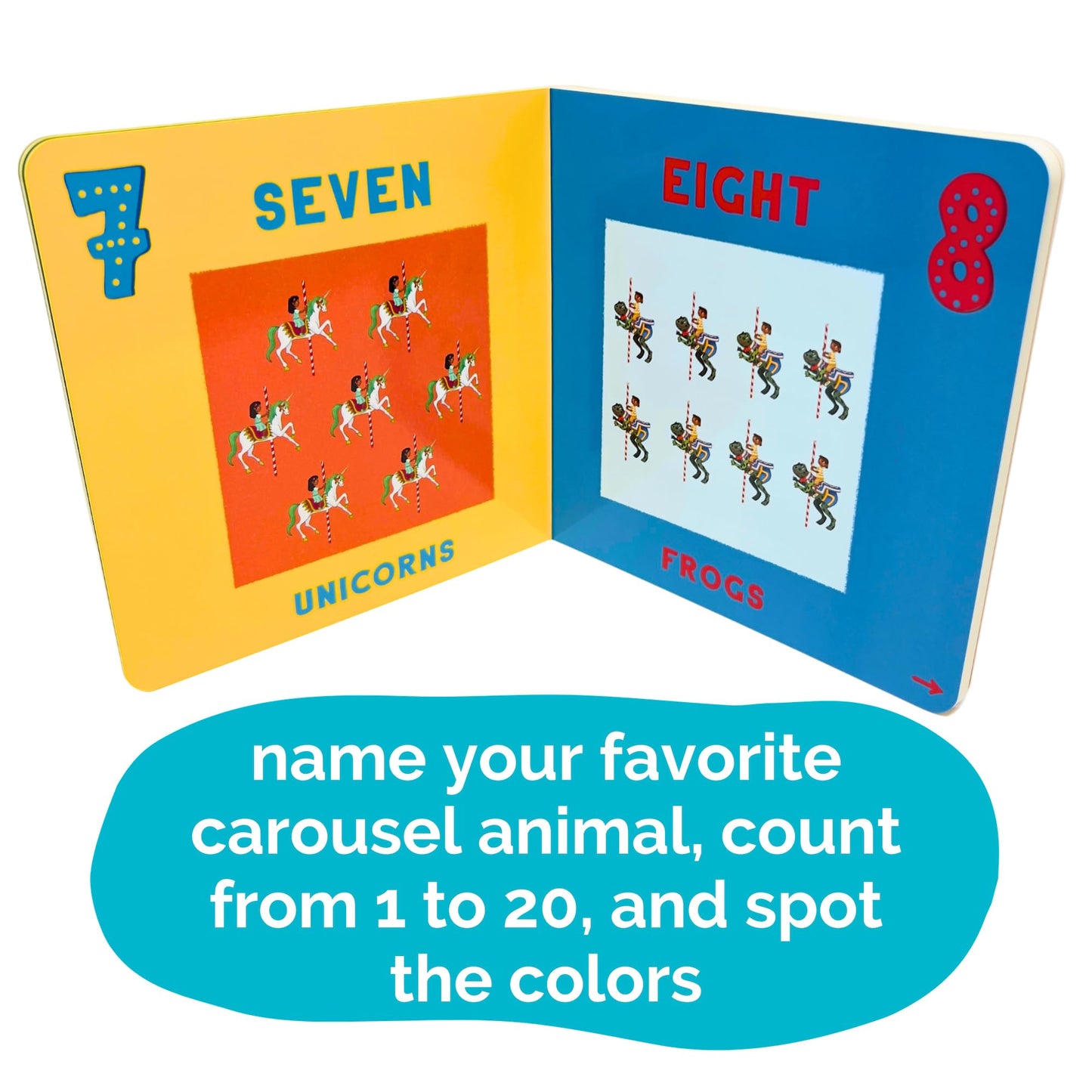 Upbounders: Carousel Animals Numbers and Colors - Board Book